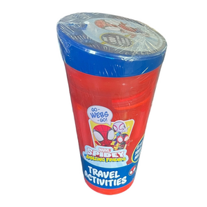 100+ pcs Marvel Spidey Amazing Friends Travel Activities Set - Red and Blue